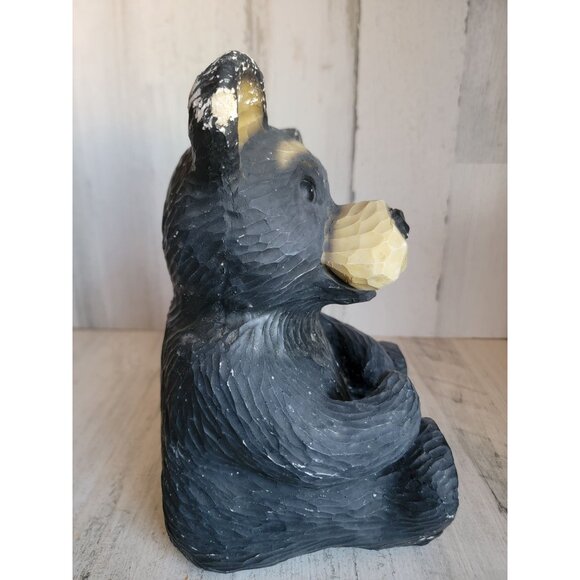 Youngs vintage black bear cub home decor woods Xmas unique - Picture 11 of 13